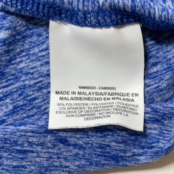 Nike Running 3/4 Zip Pullover Long Sleeve Blue XL - Picture 11 of 12